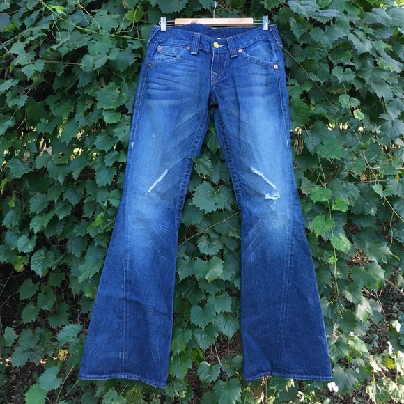 True Religion Denim - True Religion Womens Jeans Size 28 Wide/Flare Leg